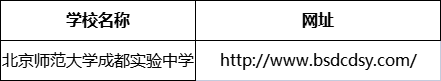 成都市北京師范大學(xué)成都實(shí)驗(yàn)中學(xué)網(wǎng)址是什么？