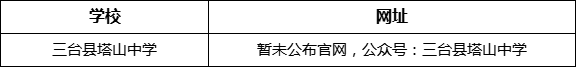 綿陽市三臺縣塔山中學(xué)網(wǎng)址是什么？