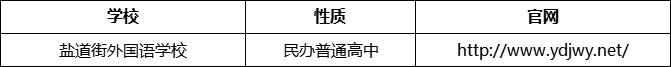 成都市鹽道街外國語學校官網(wǎng)、網(wǎng)址、官方網(wǎng)站